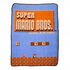 Super Mario Bros Throw Blanket