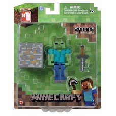 Minecraft Core Zombie Action Figure with Accessory