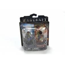 Warcraft Lothar Vs Horde Warrior Mini Figure 2-Pack