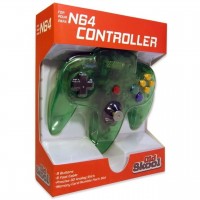 Old Skool N64 Controller - Clear Jungle Green