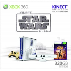 Limited Edition Xbox 360 320GB Console With Kinect Star Wars Bundle