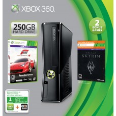 Xbox 360 250GB Console Holiday Value Bundle With Forza Motorsport 4: Essentials Editions and The Elder Scrolls V: Skyrim