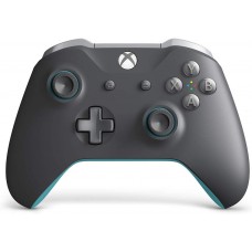 Official Microsoft Xbox One Wireless Controller - Gray & Blue