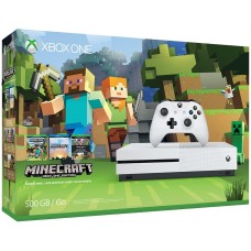 Xbox One S 500GB Console With Minecraft Bundle