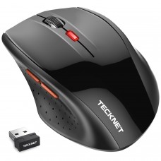 TeckNet Classic 2.4GHz Portable Optical Wireless Mouse With Nano Receiver